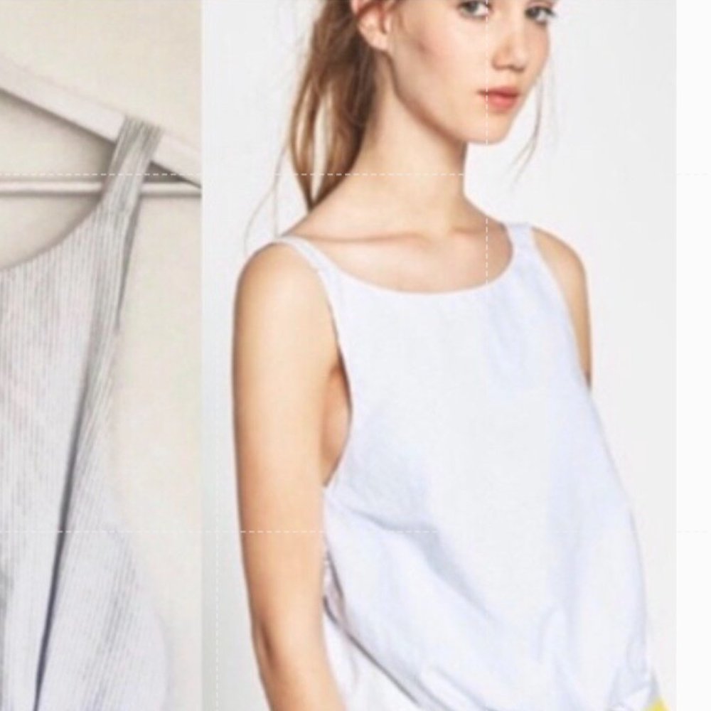 Zara Trafaluc Knot Backless Top